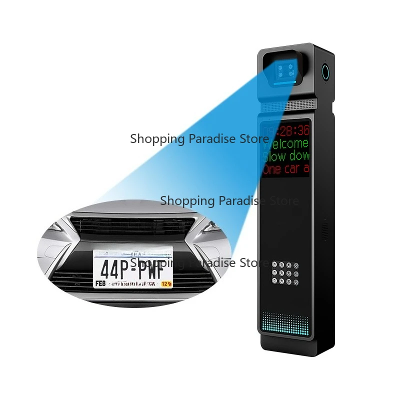 License Plate Recognition With Camera by Software Management System for Car Parking/road Barrier Vehicle Management