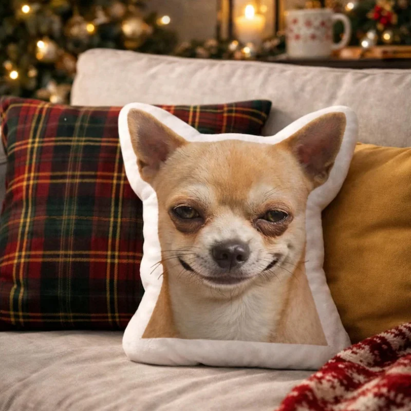 2026 New Customized 3D printed pillows, personalized cat and dog photos, cushions, pet enthusiasts' commemorative gifts