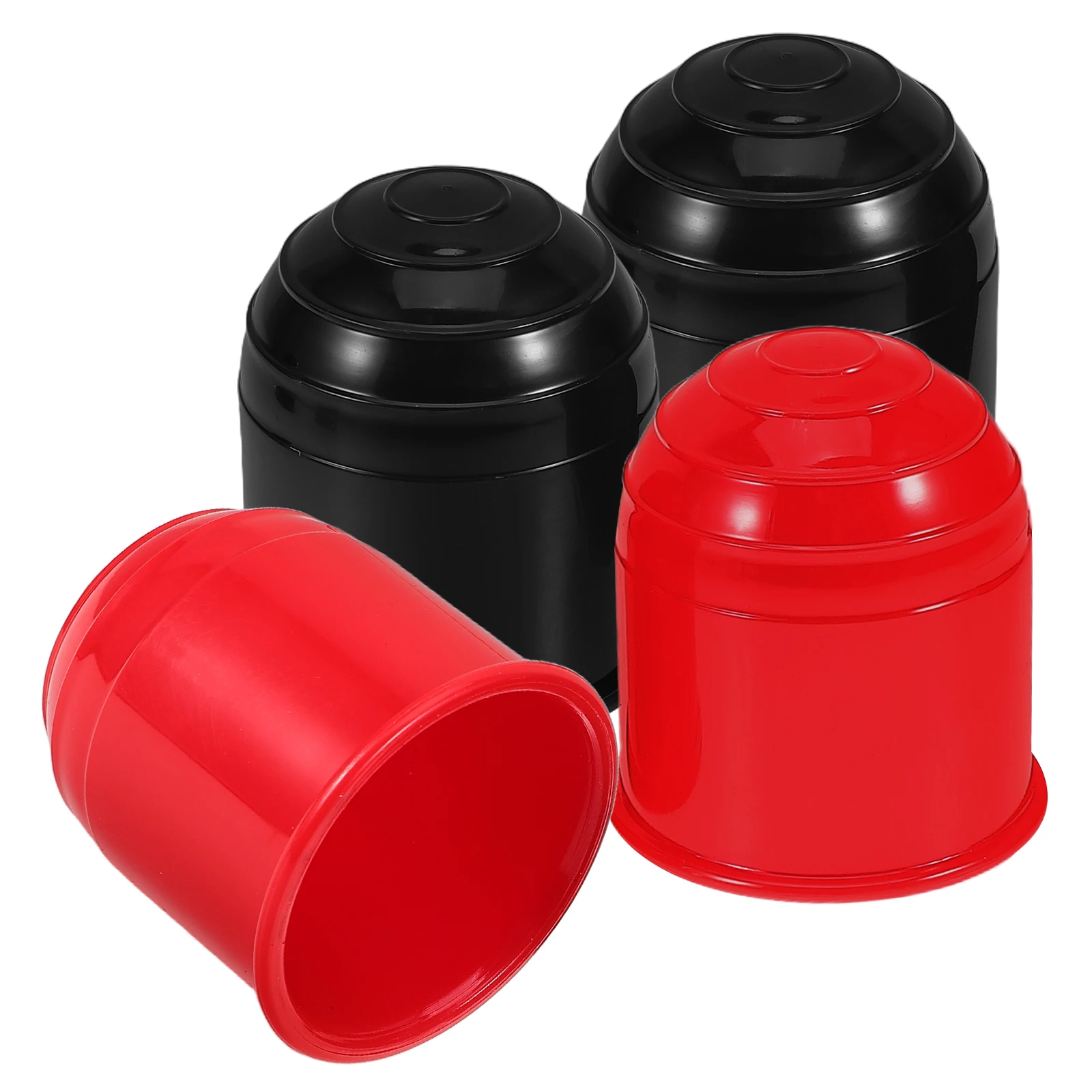 

4pcs Trailer Ball Joint Protective Cover Tow Bar Caps Automotive Towing Accessories Plastic Dust Proof Hitch Protector Easy