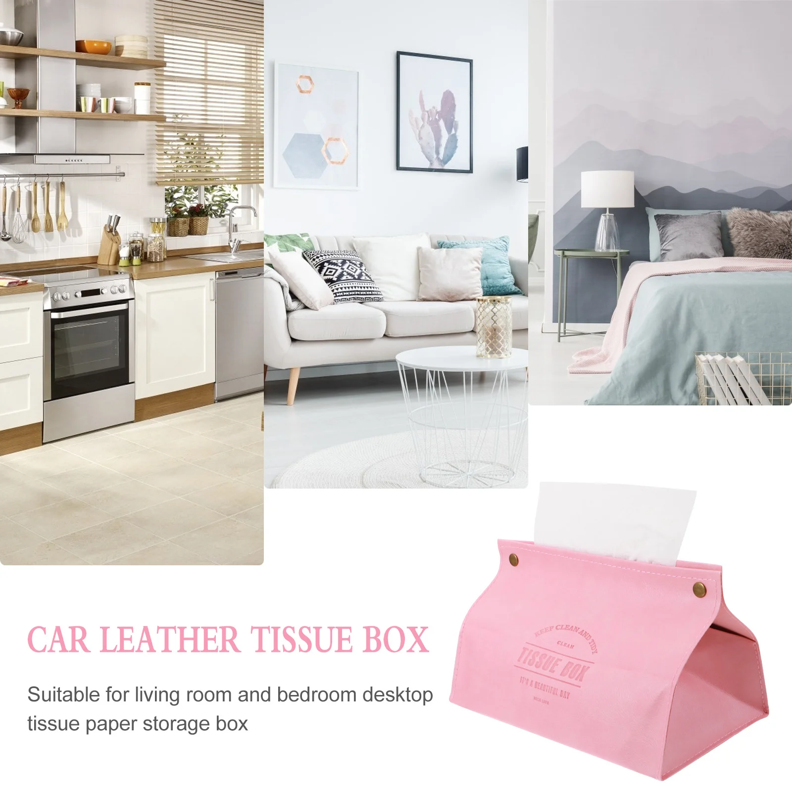 

1pc Soft Tissue Lightweight Napkin Storage Container For Home Car Car Tissue Box Home Napkin Box