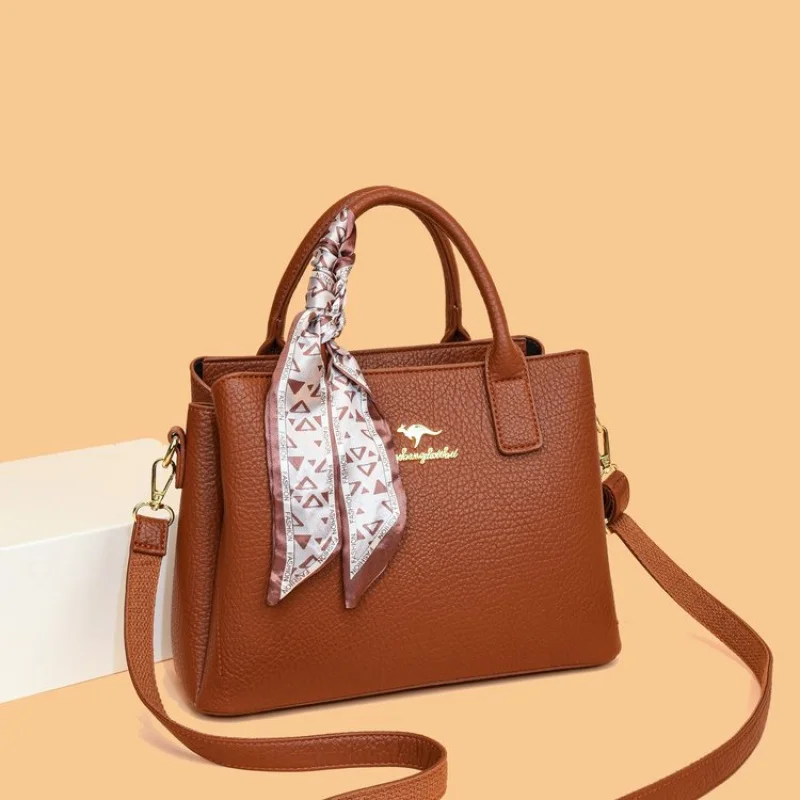 

Stylish Ladies Leather Crossbody Bag Handbags by Luxury Brand - Women's Shoulder Tote Bags Elegant Classic Design