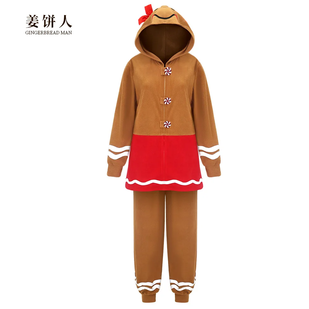 

Gingerbread Man Santa Claus Elk Costume Home Clothes Adult Living Clothing Elf Adult Gingerbread Clothes