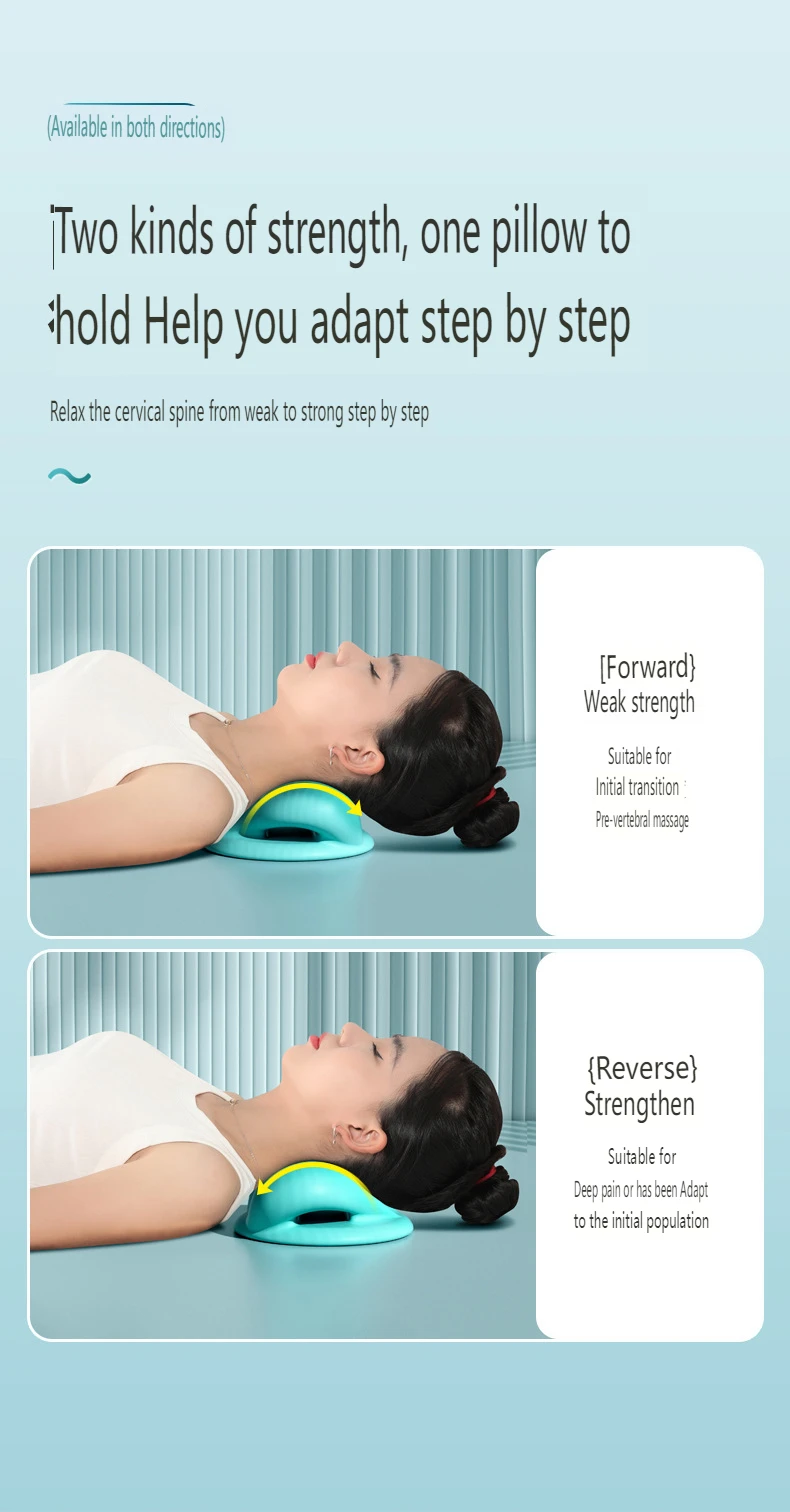 Neck Hump Corrector Neck Pain Relief Relaxer Pillow Correction Artifact Sleeping Special Neck Stretcher Support Traction Pillow