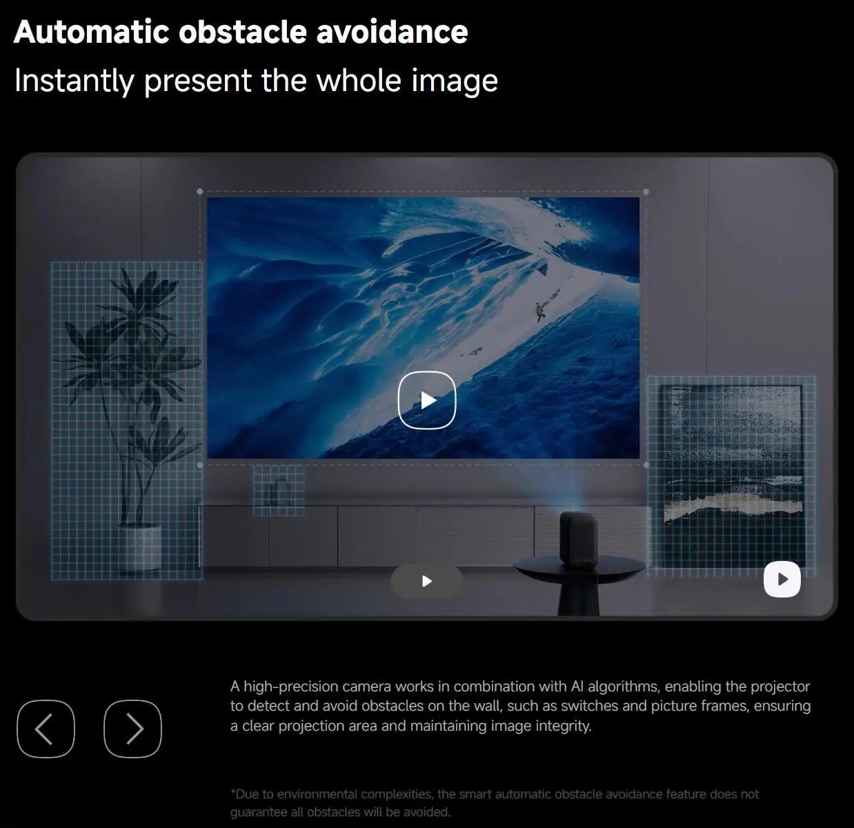 Xiaomi Smart Projektor L1 Pro, Google TV 400 ISO-Lumen, 1080p physische Auflösung, Autofokus und automatische Keystone-Korrektur, Dolby-Audio – Detail 9