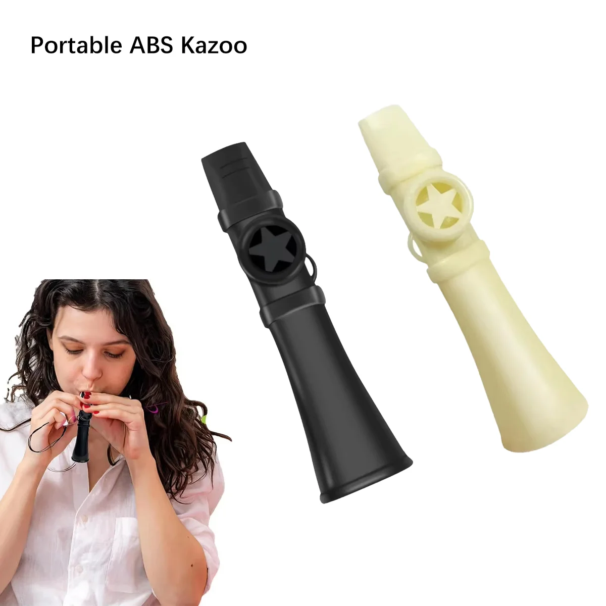 Miwayer Simple & Easy To Learn Kazoo: Plastic Body with Dudu Mouthpiece, Comparable to Flute & Saxophone