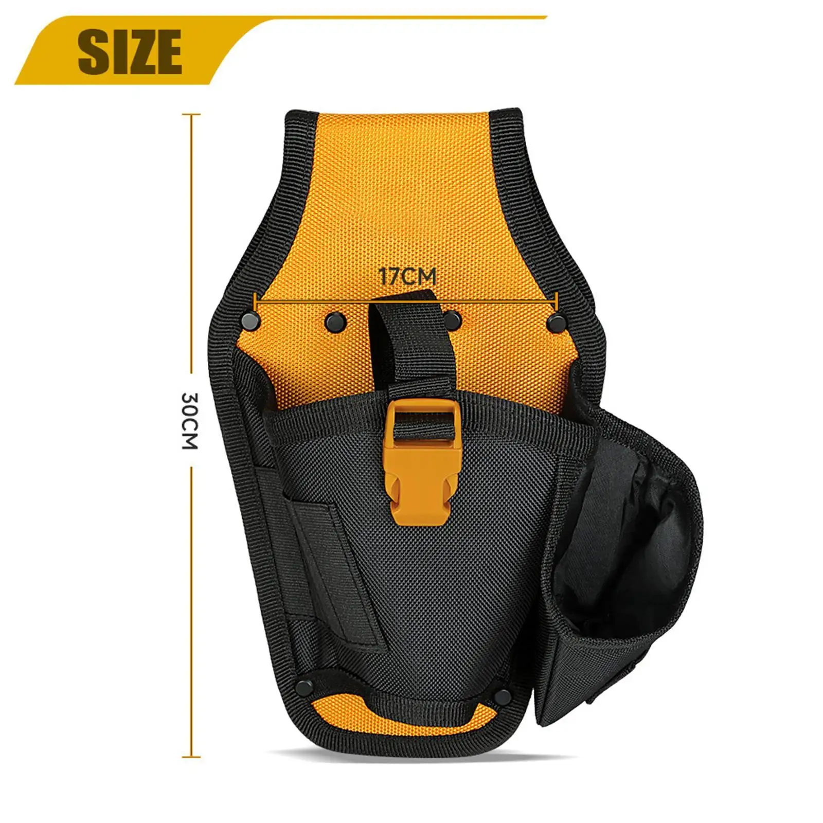 กระเป๋าเครื่องมือเอวกระเป๋าสว่านไฟฟ้าสำหรับช่างสวนซ่อมบำรุงประแจ