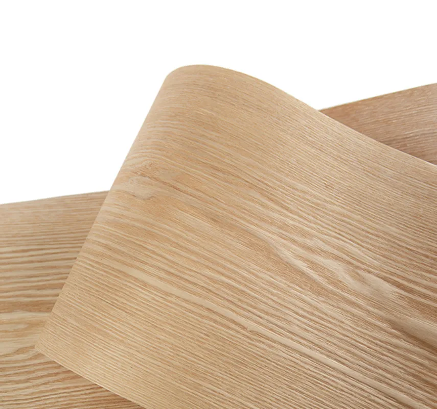 1 Roll Natural Ash Solid Wood Veneer For Audio Furniture Chair Thin Handmade DIY  Decorative Panel Skin Speaker Renovation