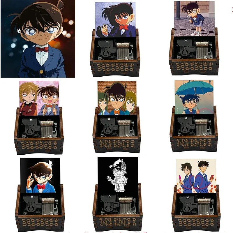 Detective Conan music If You're There Kimi Ga Ireba mechanical Music Box Toys For Girls girlfriend New year Christmas gift