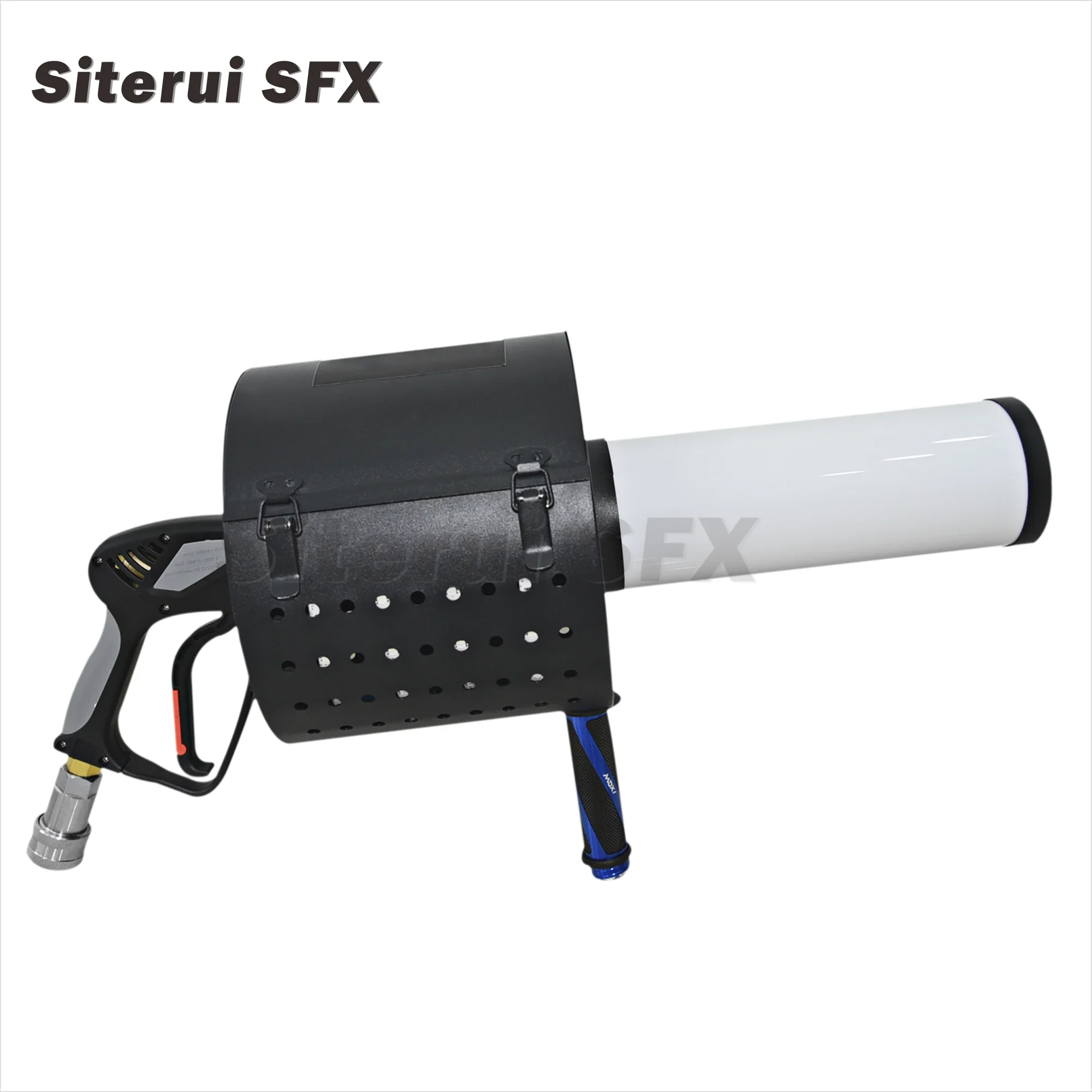 SITERUI SFX Hand-held CO2 colorful confetti Bar LED dry ice gas column paper jet LED Multi-light belt confetti