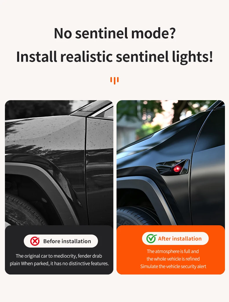 Solarbetriebenes Auto-LED-Simulations-Wachmodus-Licht mit Blatt-Panel zur Überwachung und Diebstahlsicherung, universelle Modifikation – Detail 2