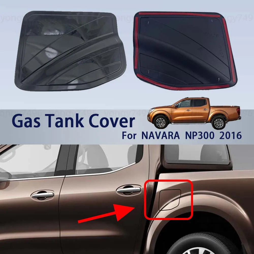 

Cars Accessories Gas Tank Cover For NAVARA NP300 2016 Black Car Upgrade Decoration Stickers Styling Fuel Tank Modify A Car