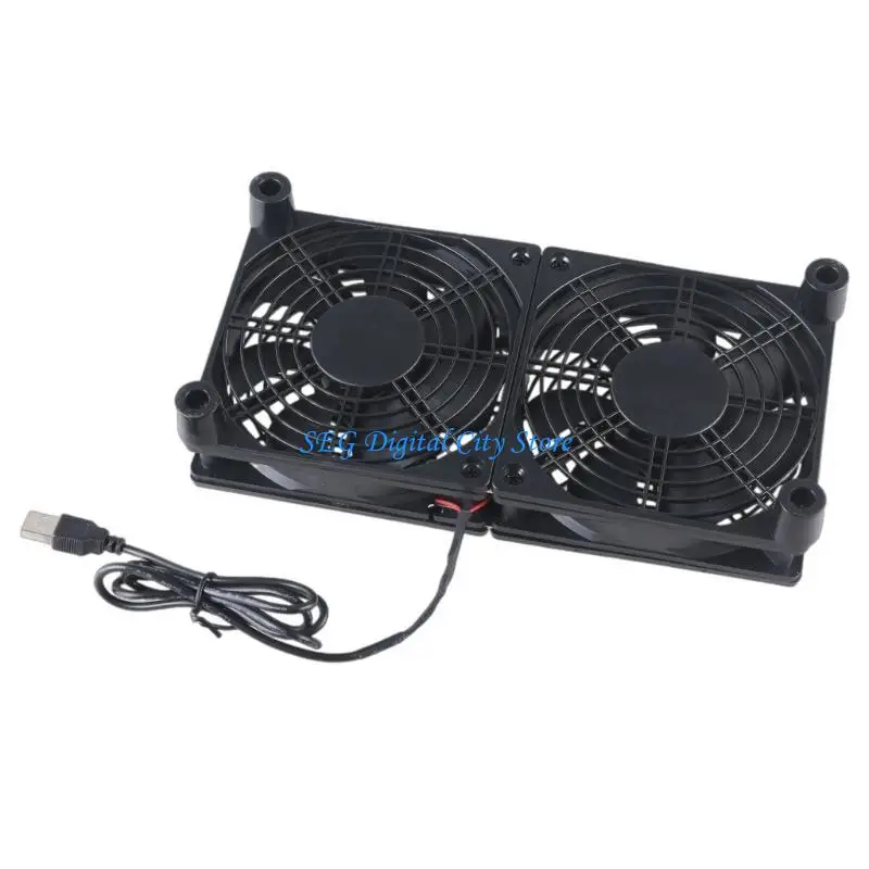 

U75B Efficient USB Fan with 1400rpm Speed for Phones Routers Electronics Cooling Fan