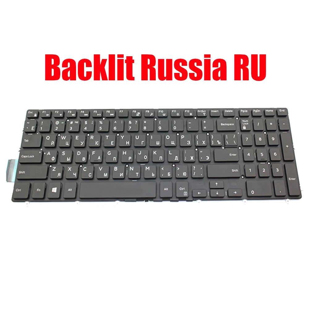 

Russia RU Keyboard For DELL For Inspiron 5565 5567 5570 5575 5583 5770 5775 7566 7567 7577 5765 5767 7773 7778 7779 7786 2-in-1