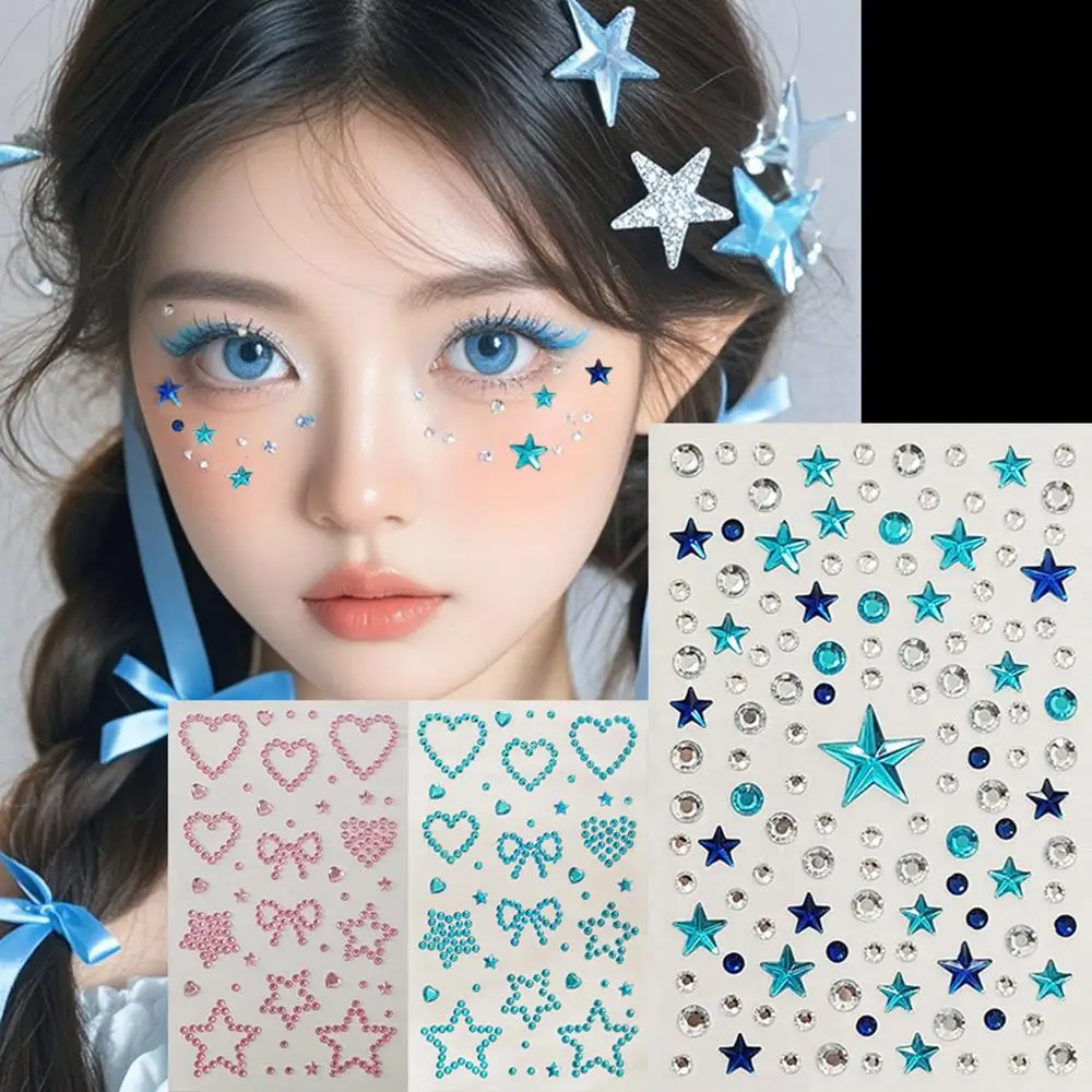 Bambini Gemme 3D Strass Adesivi Muticolor Autoadesivi per Artigianato Strass Bling Forme Assortite Gioielli Regali per Bambini