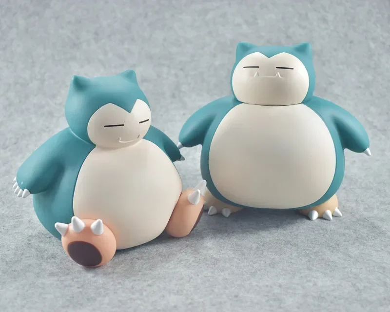 Pokemon Snorlax Anime Figure Model Piggy Bank Sitting Standing Snorlax Saving Pot Cartoon Doll Money Box Birthday Gift For Boys