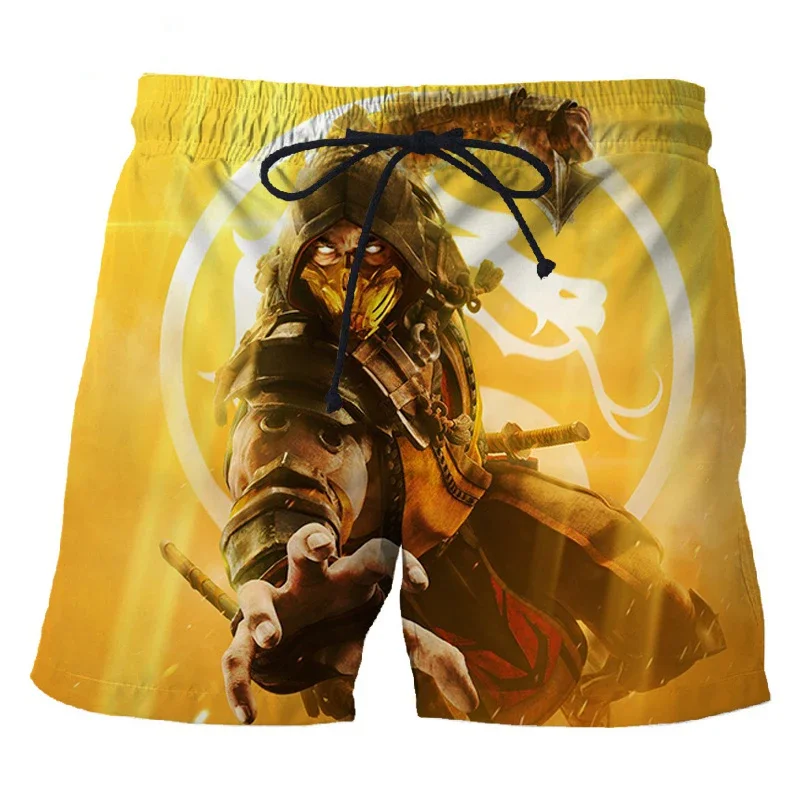 

Mortal Kombat Game 3D Print Beach Shorts Men Women Casual Fashion Surfing Board Shorts Swimsuits Short Pants Trunks Man Clothing