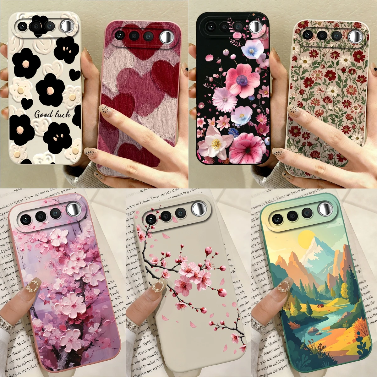 Case For Realme 16 Pro Plus 16T Oil Painting Flower Soft Liquid Silicone Lens Protection Cover For Realme16T 5G Anti Drop Shell