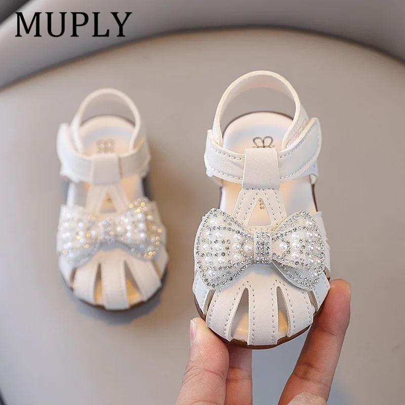 Baby Sandals Kids Girls Sandals Soft Bottom Infant Shoes Children Infant Girls Princess Shoes Bowknot Kids Girl Sandals