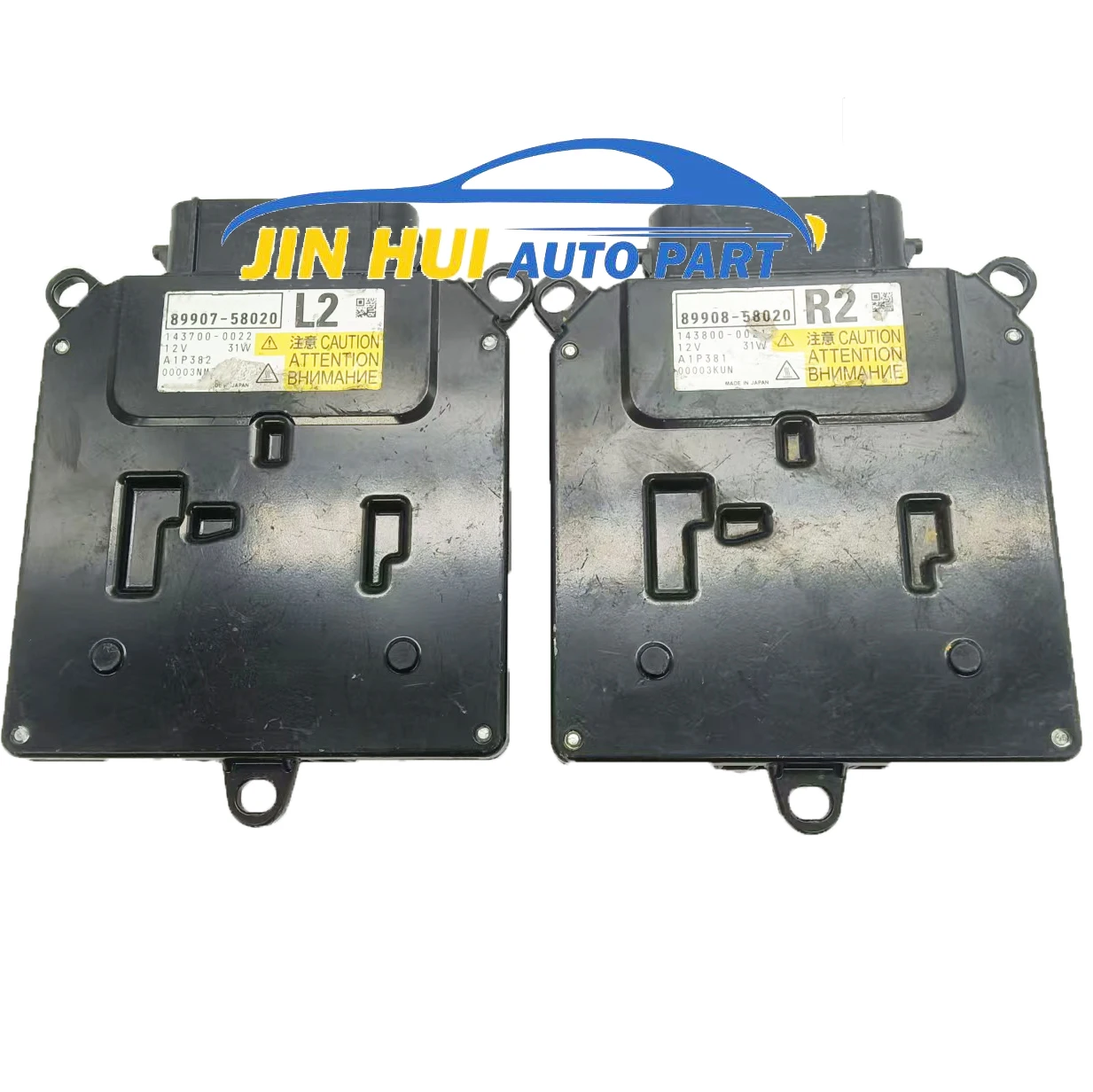89907-58020 L2 89908-58020 R2 وحدة تحكم المصابيح الأمامية LED الأصلية الصابورة مناسبة لـ To--yot- a 8990758020 8990858020