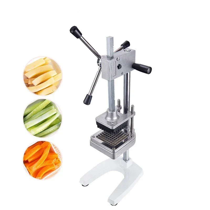 for Cast Aluminum High Quality Commercial Manual French Fries Cutting Machine Manual Melon Fruit French Fries Cutting Machine