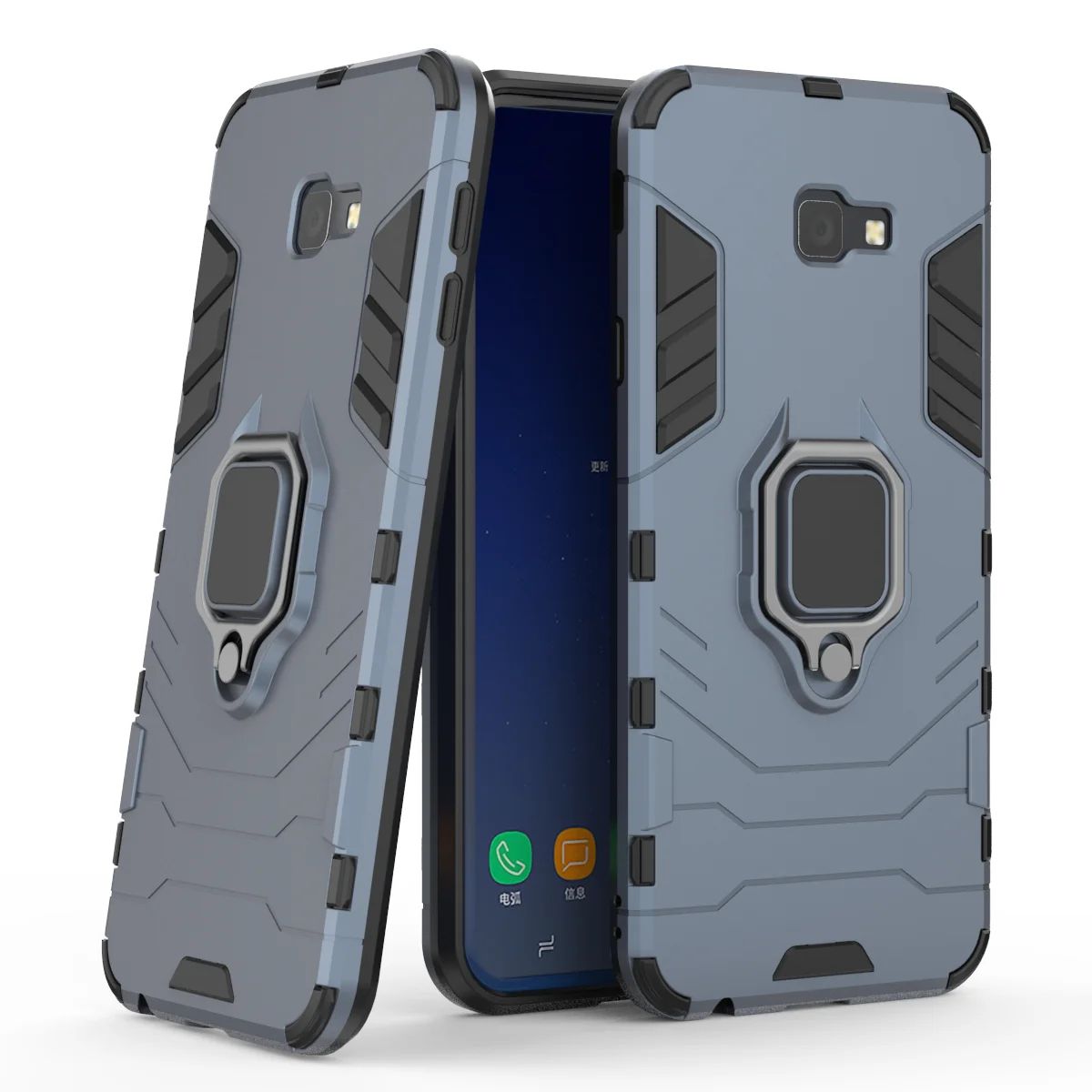 Shockproof Case For Samsung Galaxy J2 Pro 2018 J4 Core J4 Prime J4 Plus J6 Prime J6 Plus Note 9 10 Ring Stand Back Phone Cover