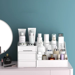 Drawer storage box, bedroom finish, plastic shelf, cosmetics, skin care, dressing table, new, 1pc 12 MAIN SALES BOX BOX - №4