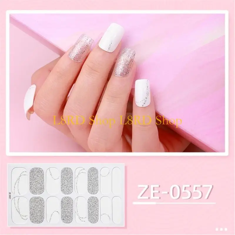 

L8RD Adhesive Polish Sticker Full Wrap Gels Strips Nails Art Sticker