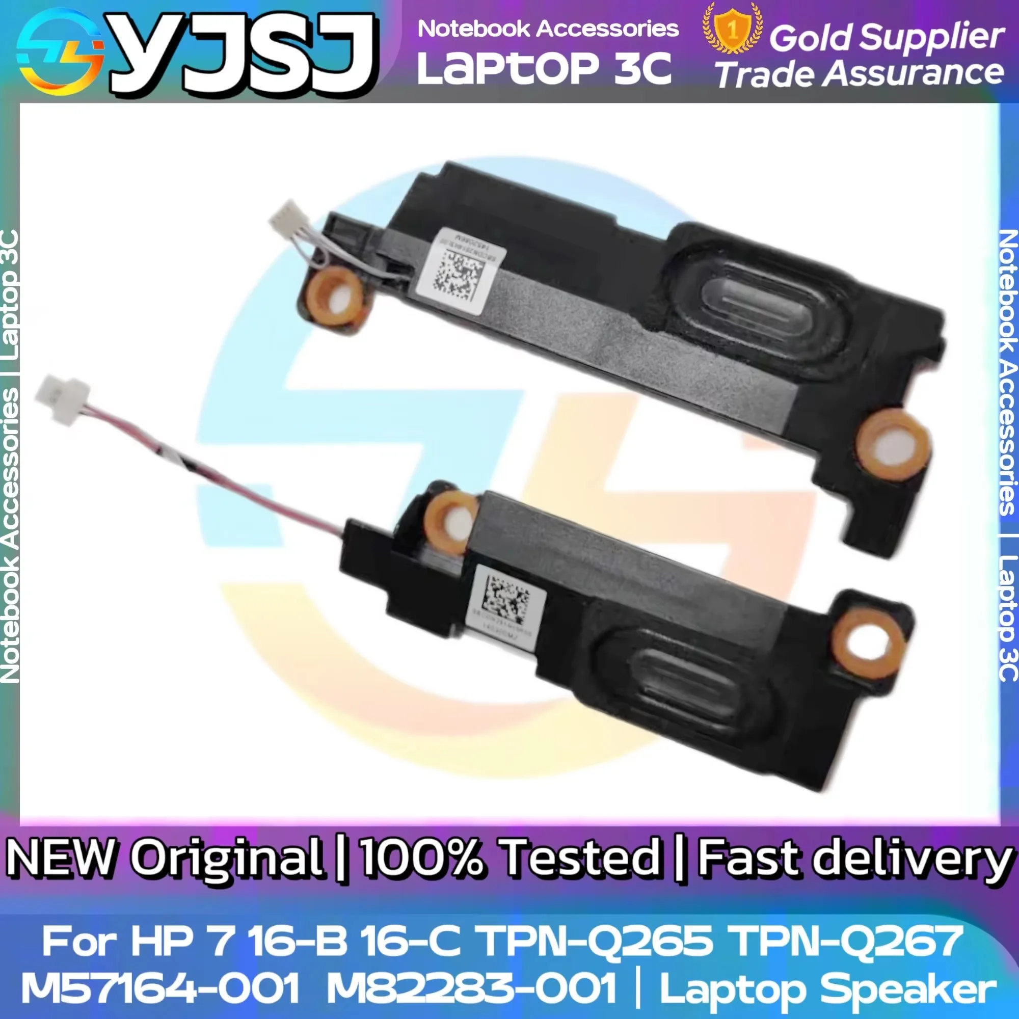 New Original Laptop Notebook Built-in left and right Speaker For HP OMEN 7 16-B 16-C TPN-Q265 TPN-Q267  M57164-001 M82283-001