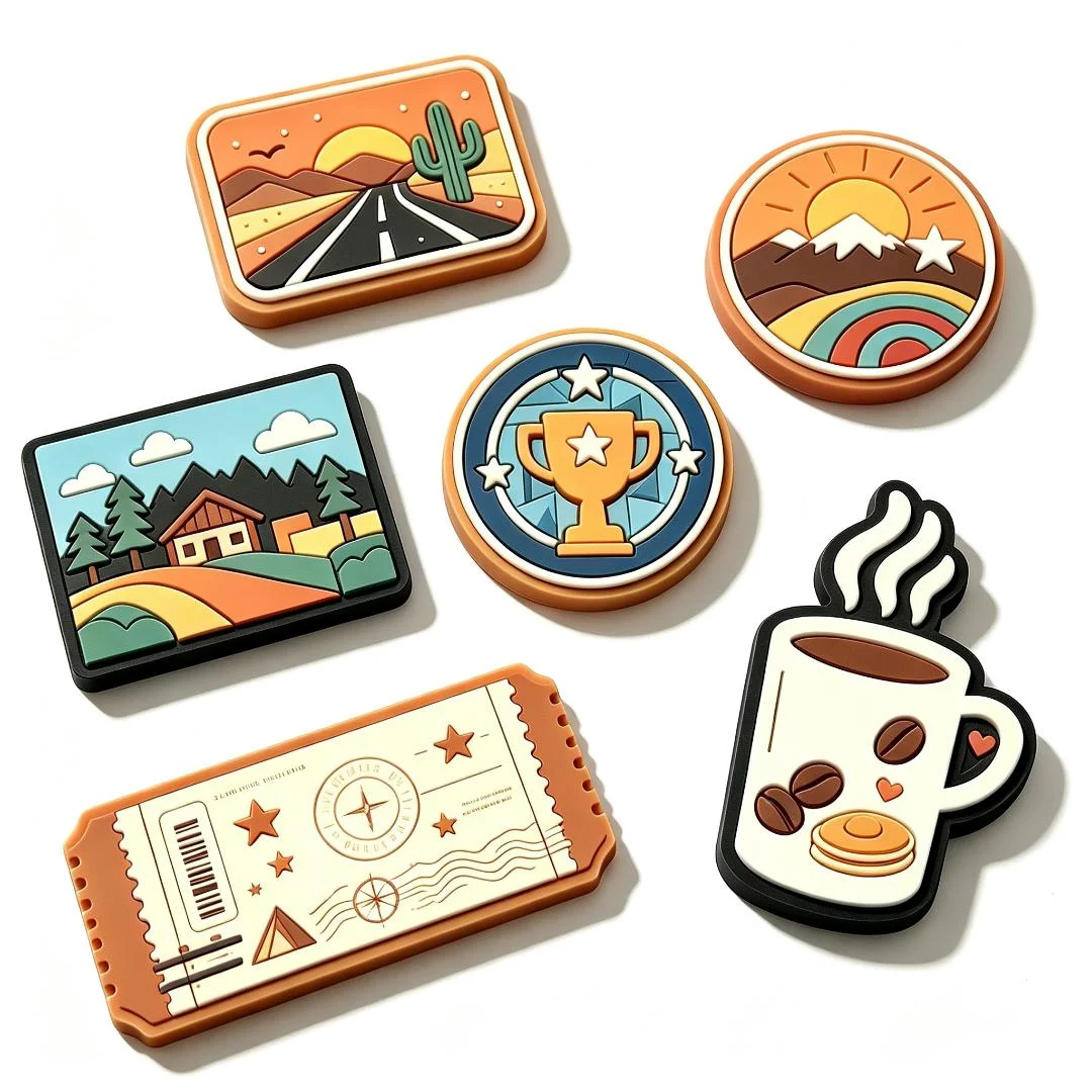 Custom Soft PVC Fridge Magnet  Personalized Soft Tourist Souvenir Rubber Refrigerator Magnet PVC Decorative Soft Rubber Magnets