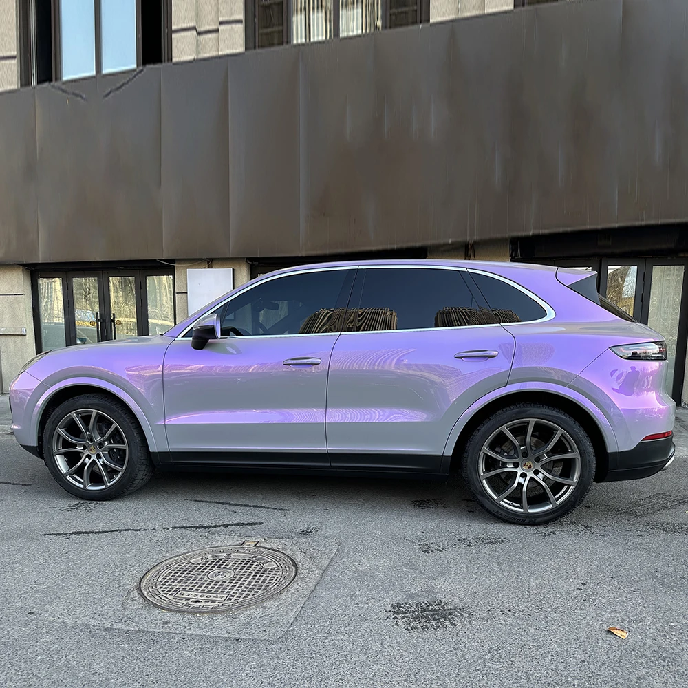 

Красочный ТПУ ярких цветов флип серый фиолетовый автомобильная пленка наклейка авто упаковочная пленка для украшения кузова автомобиля