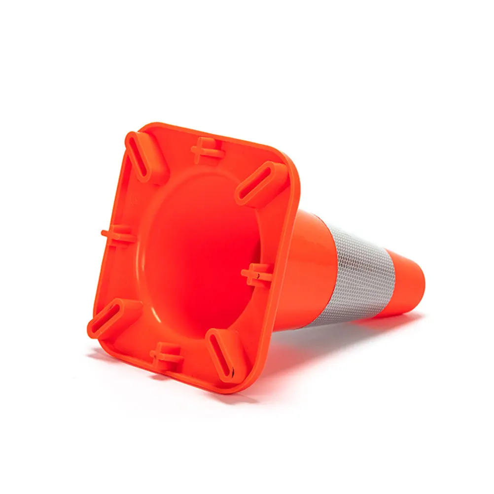 

Red Safety Cones Traffic Construction Parking Supply Driveway Markers Snow Plowing Compact Storage Drivers Training Car Parking