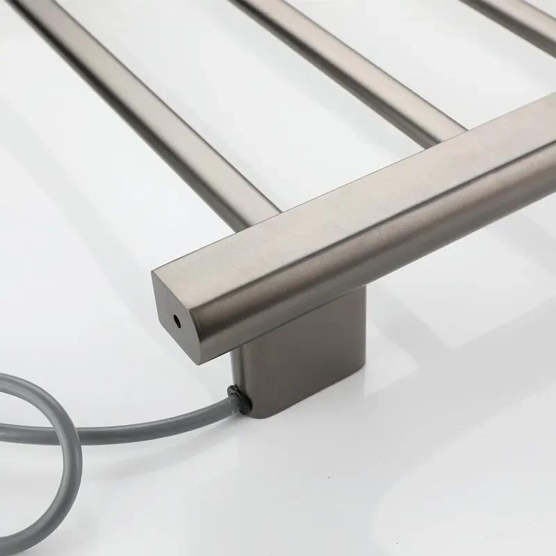 Electric Towel Rack Stainless Steel Wall Mounted Bathroom Heater Intelligent Constant Temperature Drying Rail Quick Heat
