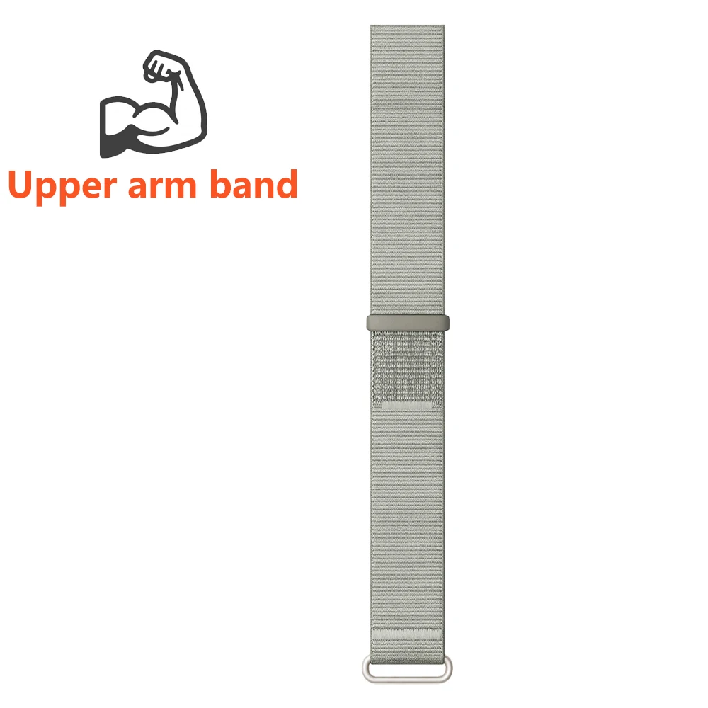 Nylon-Klettverschluss-Oberarmband für Garmin CIRQA Armband, Ersatz-Gurtband, gewebtes Zubehör – Detail 10