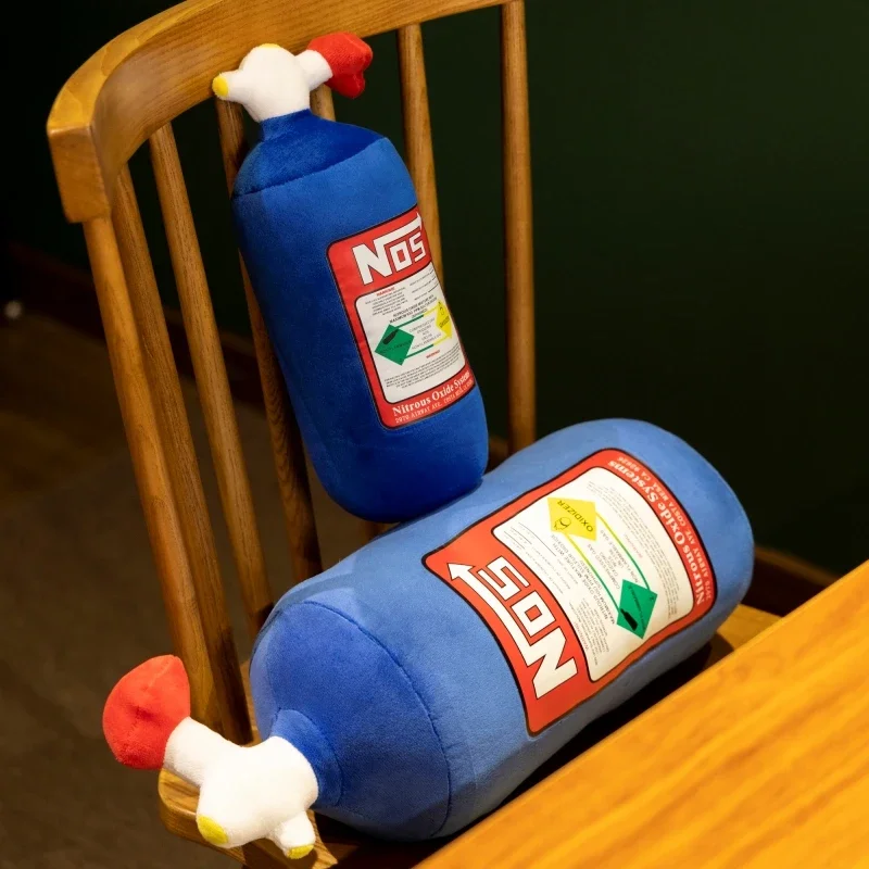 Cuscino in peluche con cilindri di azoto della vita reale 29 cm / 45 cm Cuscino morbido per la vita dell'auto Regalo per l'arredamento della stanza della personalità modificata
