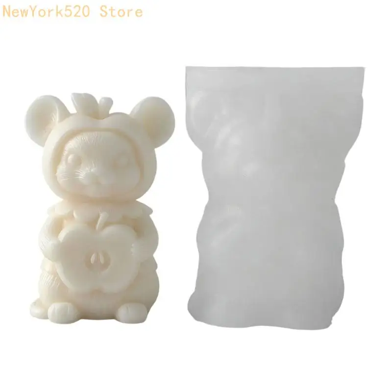 Stylish Mouse Silicone Mold for Handmade Decorative and DIY Gift N84C