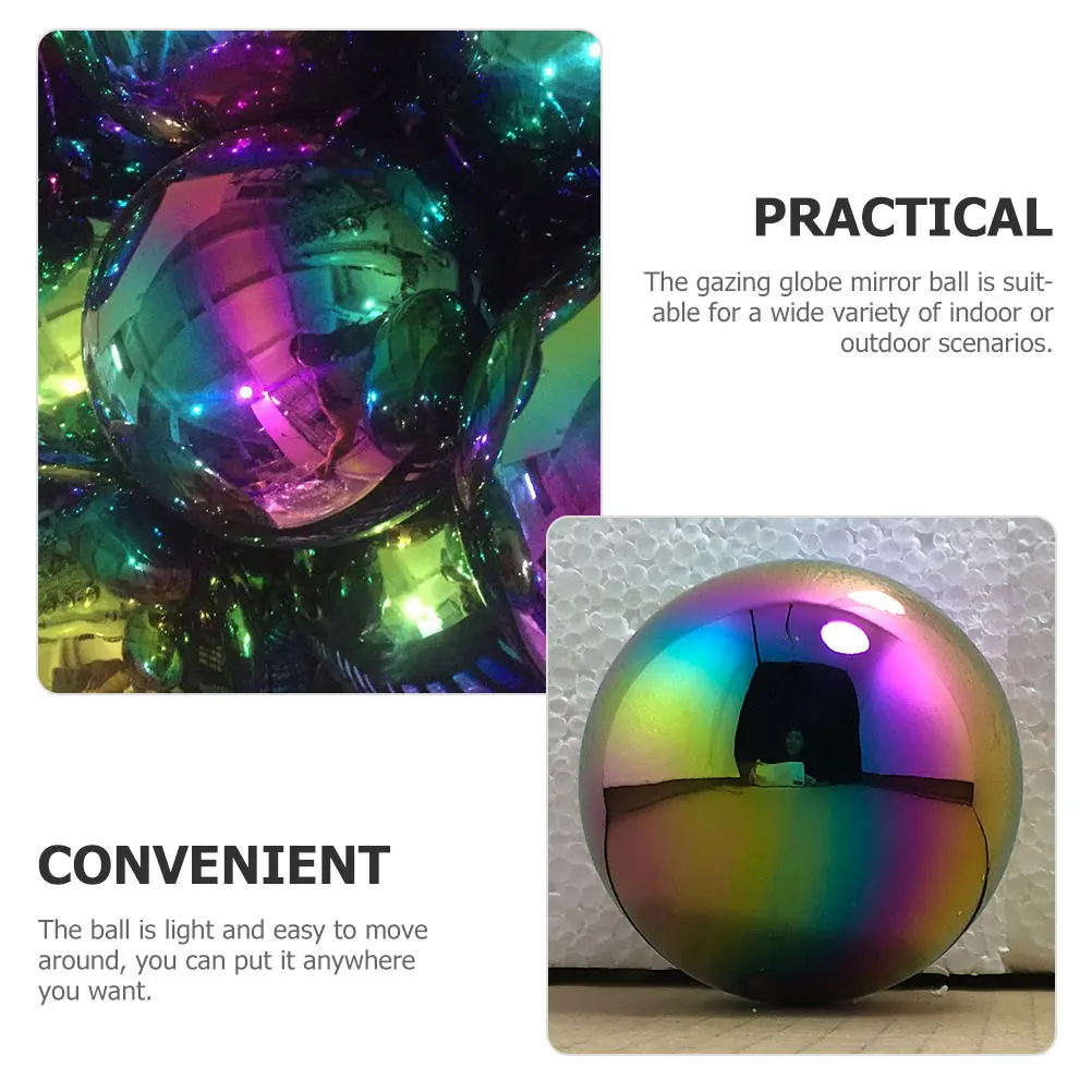 

Lawn Ornaments Mirror Polished Ball Outdoor Reflective Garden Balls Colorful Stainless Steel Metal Sphere Decoration
