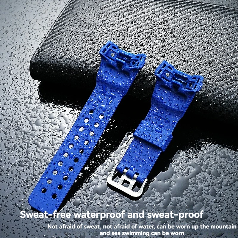 Сменный ремешок для часов Casio GWN-1000B/GWN-1000 Gulfmaster, мужской водонепроницаемый ремешок из смолы, модель 5371, прочный резиновый браслет
