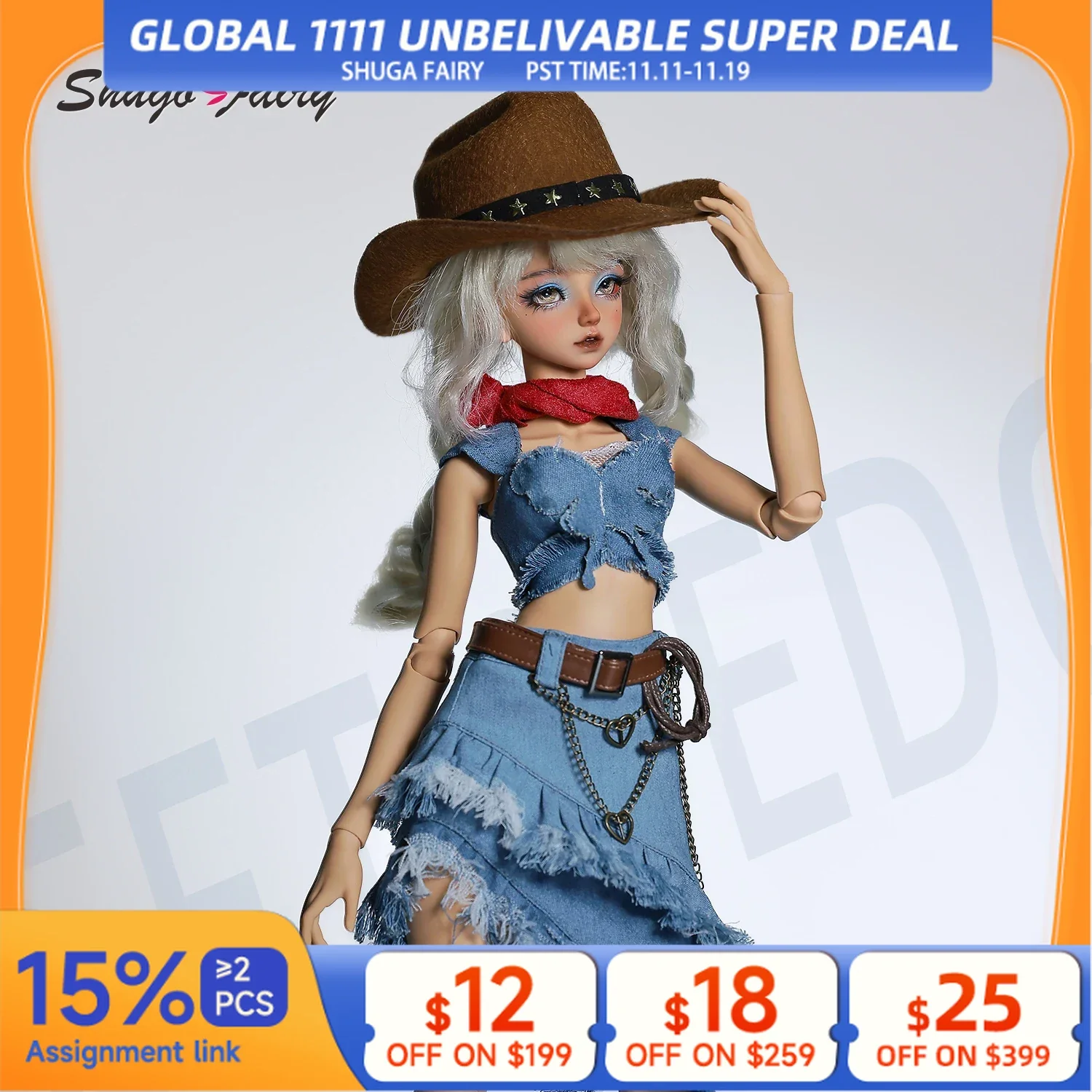 

Sano D 1/4 BJD ковбойский рыцарь кукла винтажный западный стиль аниме шарнирная фигурка полный набор коллекция ShugaFairy