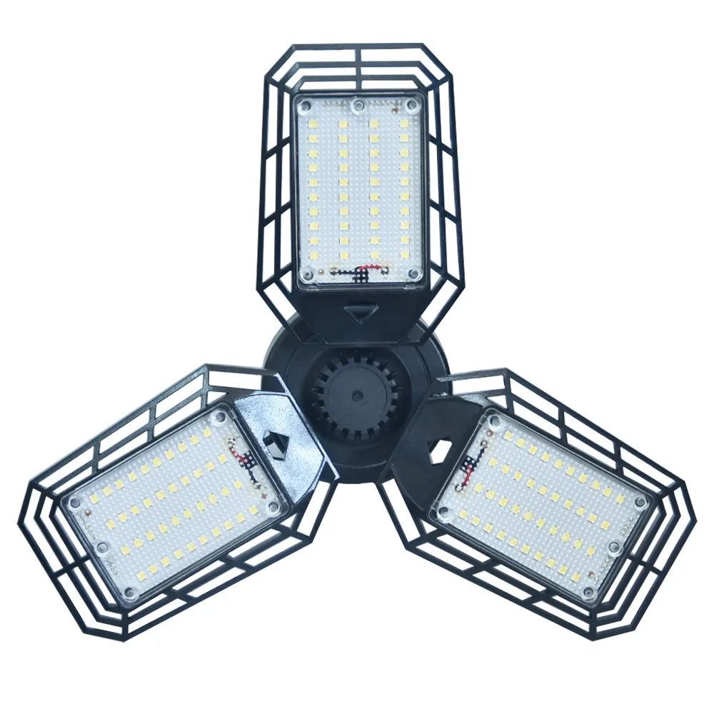 

LED folding and deformable garage lights 120W industrial and mining lights for lighting in factories, shopping malls warehouses