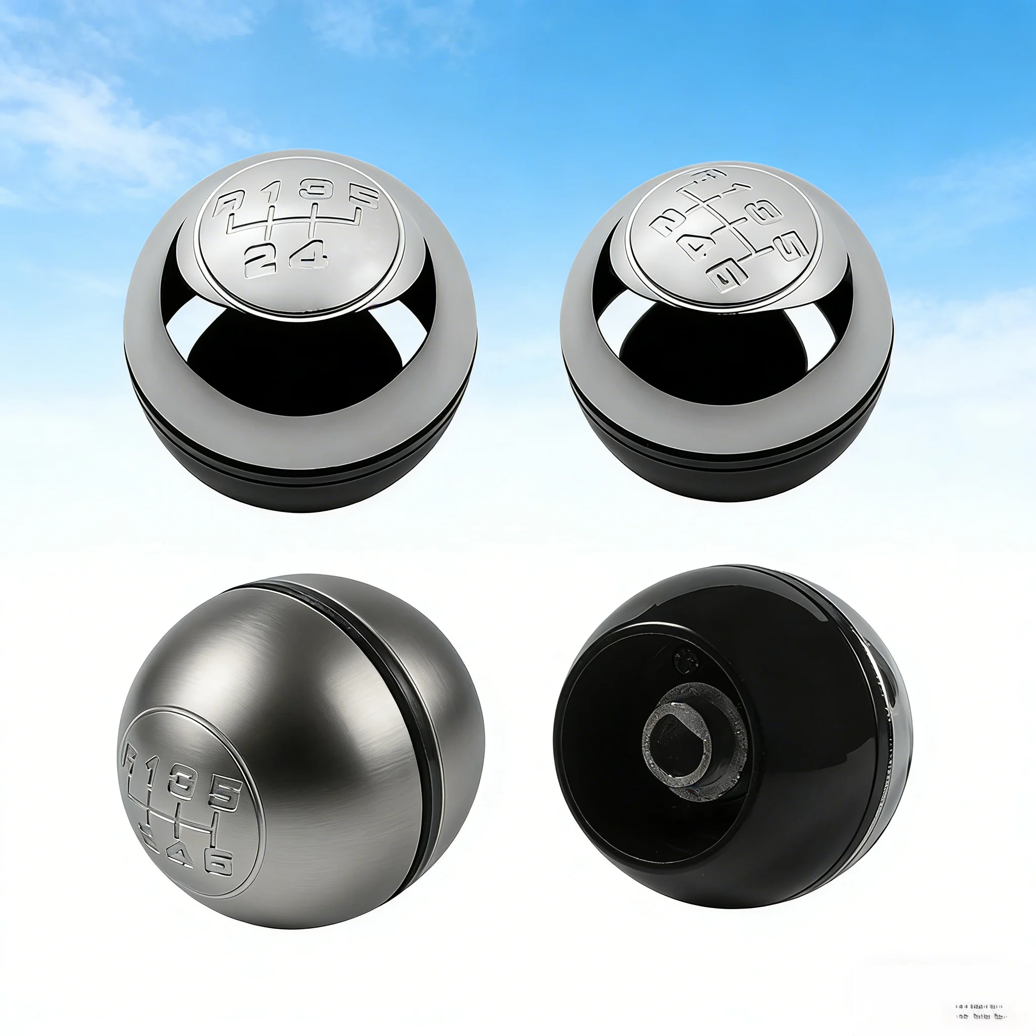 5 6 Speed Gear Shift Knob Handball Lever Shifter Cap Cover For Alfa Romeo Giulietta 2010 2011 2012 2013 2014 2015 2016 2017 2018