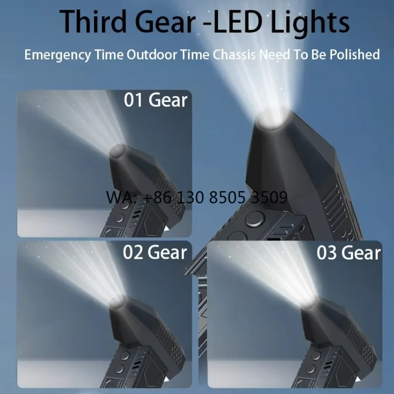 

2026 Черный электрический турбовентилятор с быстрой зарядкой, портативный USB/аккумуляторный вентилятор для автомобилей, отелей, улицы – простая установка, четыре режима работы