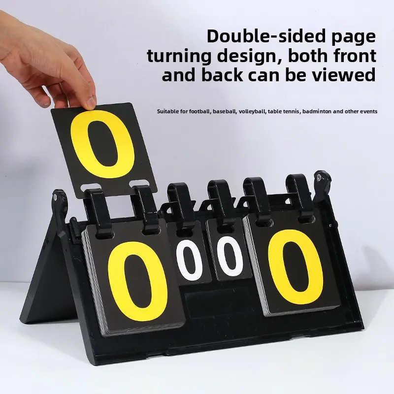 

Table Tennis, Basketball, Badminton, Football, Volleyball Scoreboard - High Quality Plastic Scoreboard That Is Easy To Fold