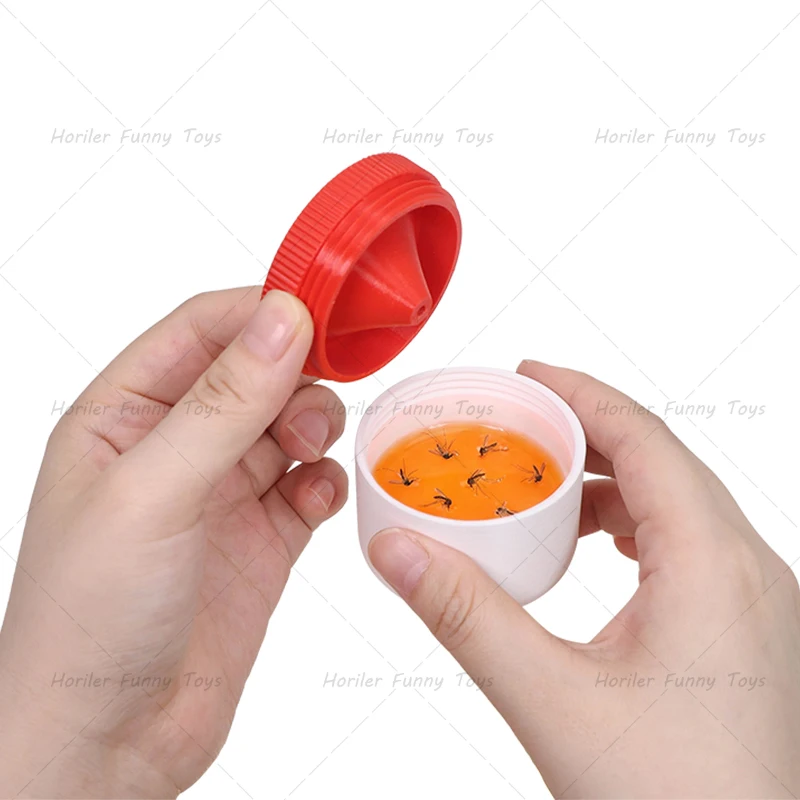 Fruit Fly Trap - Non-Toxic, 3D Printed Safe & Reusable Battery-Free Plastic Fly Catcher for Kitchen Dining Room, Outdoor Picnic