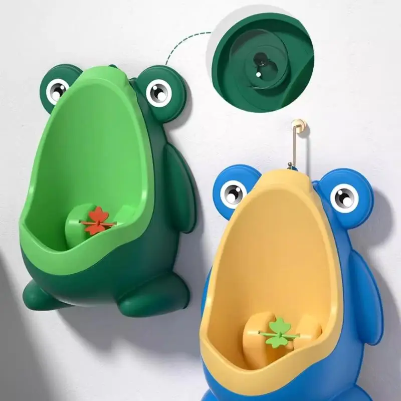Frog Potty Training  for Boys with Fun Target Game Wall Mounted Easy to Clean for Bathroom Use