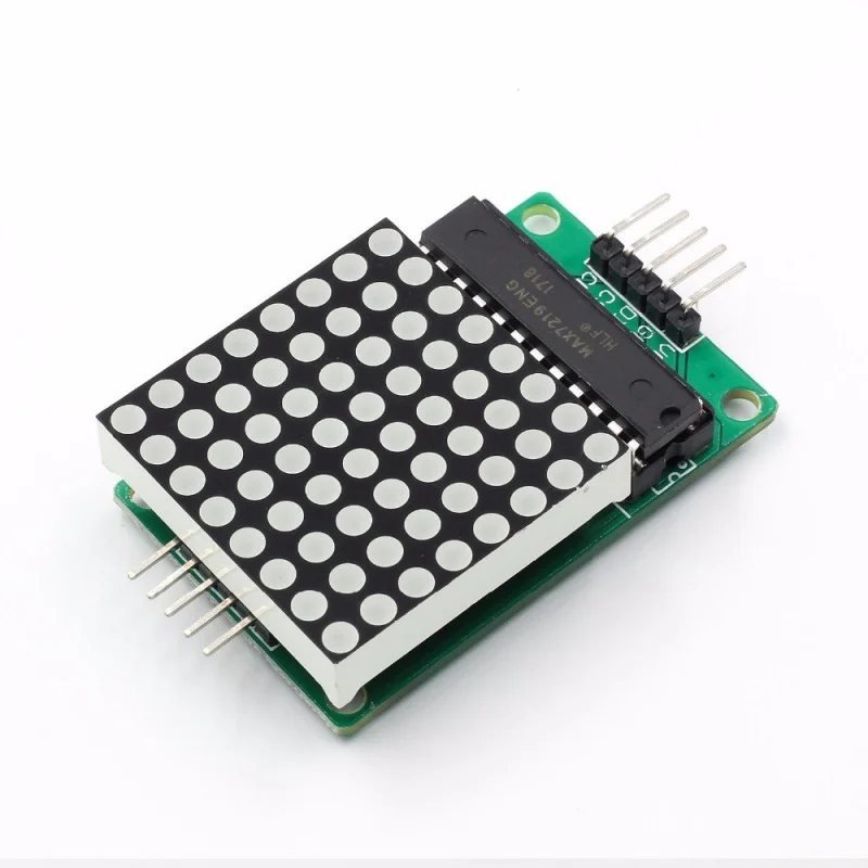 2 uds/Max7219 módulo de pantalla LED de matriz de puntos 8x8 |   Compatible con Arduino Raspberry Pi |   MCU Control de microordenador de un solo chip Bo
