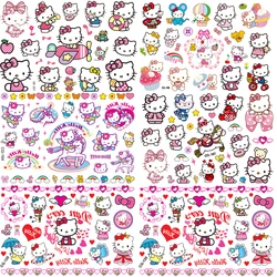 Hello Kitty Laptop Skin Cute Sticker Girl Cartoon Toy Sticker Children's Toy Decoration Sticker Disposable Tattoo Sticker