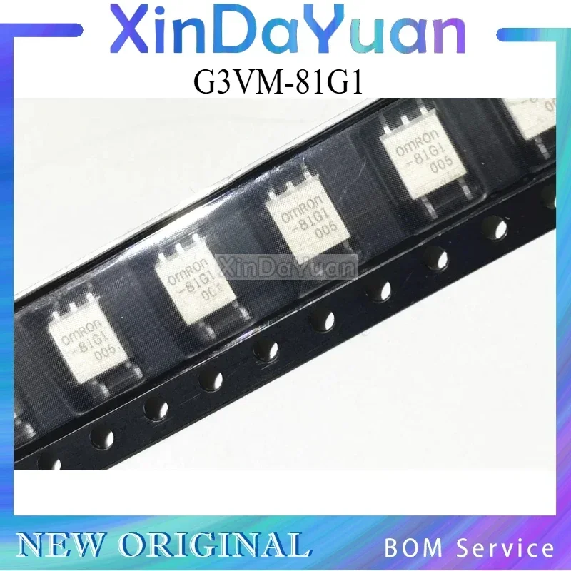 5 Stück G3VM-81G1 -81G1 SOP-4 Optokoppler-Halbleiterrelais