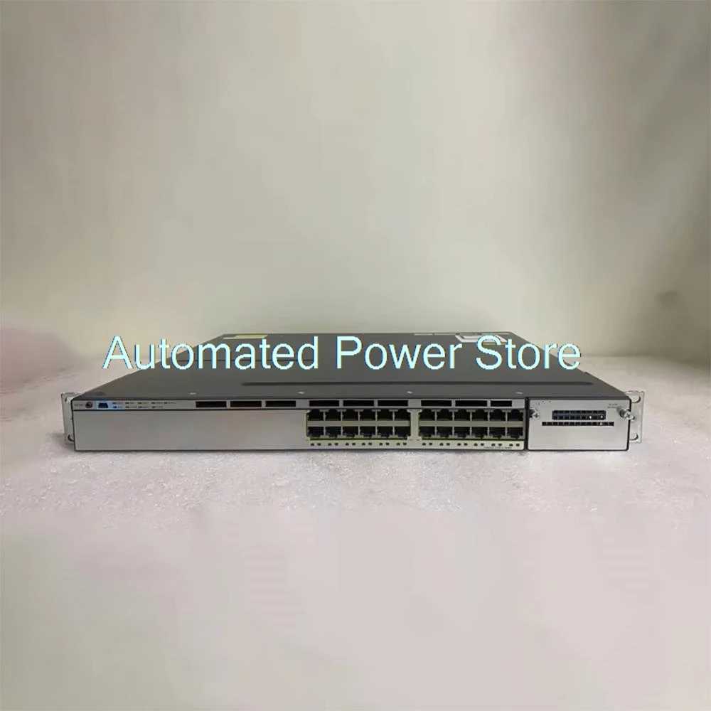 WS-C3750X-24T-S 24 Port Full Gigabit Switch 100% Tested Fast Ship Perfect Work