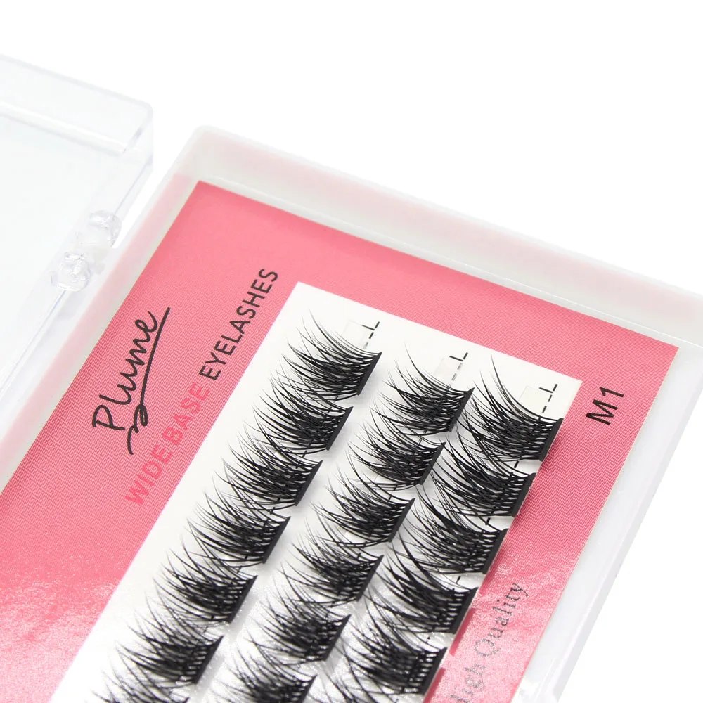 High quality 36 sections natural style eyelashes Segmented False Extension Eyelash Soft and Natural Easy to Operate DIY