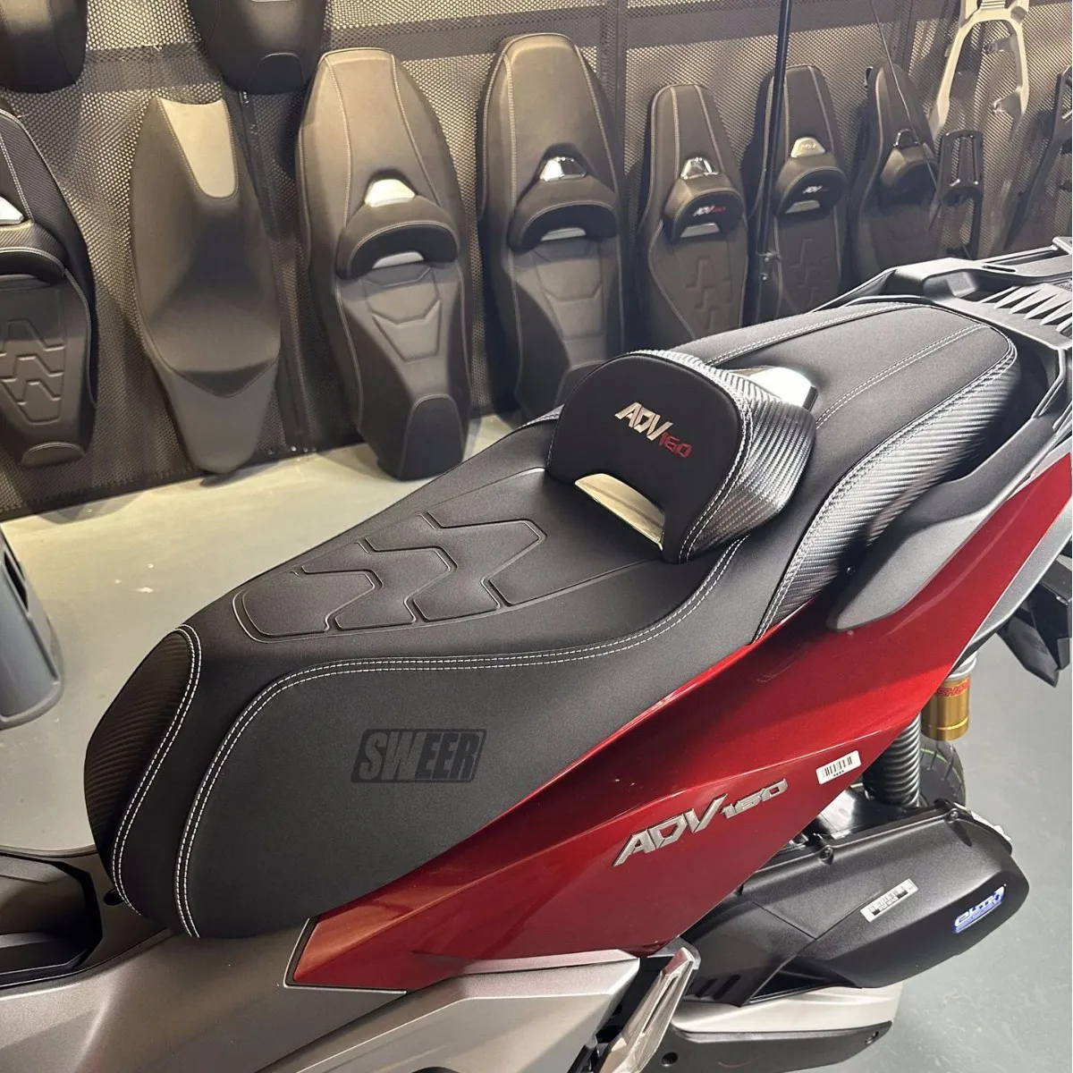 For Honda ADV160 ADV 160 2022-2026 Motorcycle Seat Modified Cushions Soft Comfortable One Piece Seats Accessories